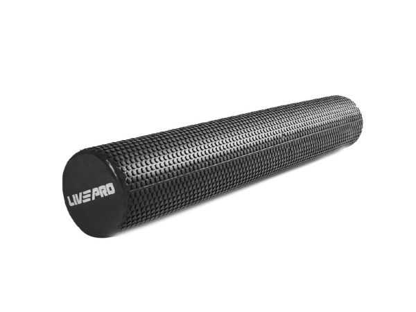 Black LivePro 90cm EVA foam roller