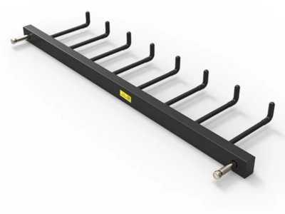 Multi Use Gym Gear Hanger 8 Prongs