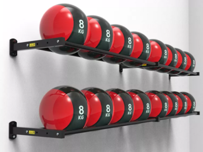 Wall Mounted Exercise Ball Rack x1